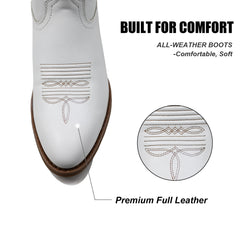 Women's Bright Side Round Toe Western Boots