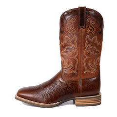 Men's Oiled Distressed Leather Western Boots