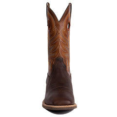Men's Pull-On Embroidered Square Toe Western Boots