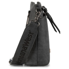 Montana West Double Compartments Crossbody Purse