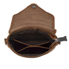 Trinity Ranch Fringe Hair-On Cowhide Crossbody