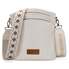 Montana West Double Compartments Crossbody Purse