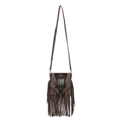 Trinity Ranch Fringe Hair-On Cowhide Crossbody