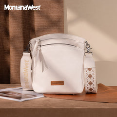 Montana West Double Compartments Crossbody Purse