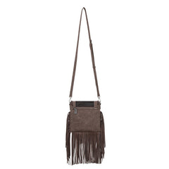 Trinity Ranch Fringe Hair-On Cowhide Crossbody