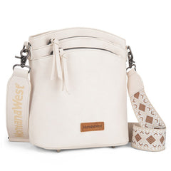 Montana West Double Compartments Crossbody Purse