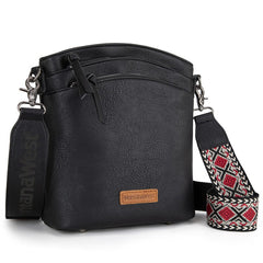 Montana West Double Compartments Crossbody Purse