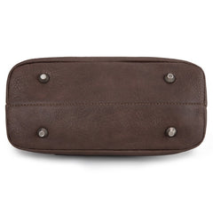 Montana West Double Compartments Crossbody Purse