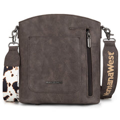 Montana West Double Compartments Crossbody Purse