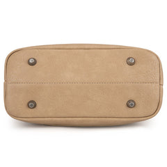 Montana West Double Compartments Crossbody Purse