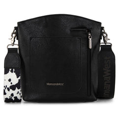 Montana West Double Compartments Crossbody Purse