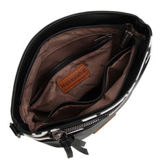 Montana West Double Compartments Crossbody Purse