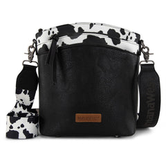 Montana West Double Compartments Crossbody Purse