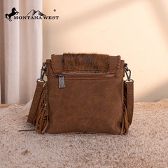 Trinity Ranch Fringe Hair-On Cowhide Crossbody
