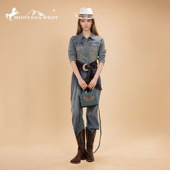 Montana West Embroidered Crossbody Bag