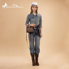 Montana West Embroidered Crossbody Bag