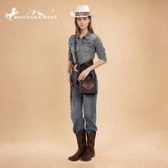 Montana West Embroidered Crossbody Bag