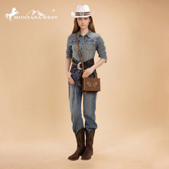 Montana West Embroidered Crossbody Bag