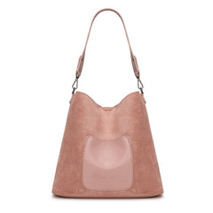 Montana West Boot Stitch Fringe Hobo Bag