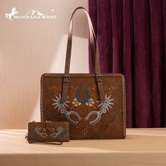 Montana West Embroidered Tote Bag