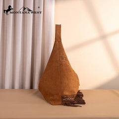 Montana West Boot Stitch Fringe Large Hobo Bag