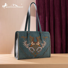Montana West Embroidered Tote Bag