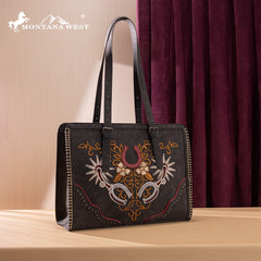 Montana West Embroidered Tote Bag