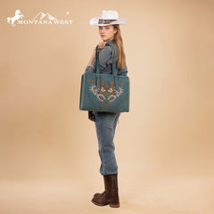 Montana West Embroidered Tote Bag
