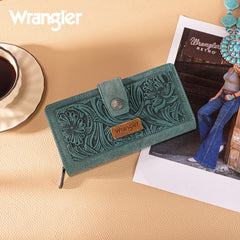 Wrangler Floral Tooled Bifold Wallet