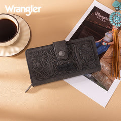 Wrangler Floral Tooled Bifold Wallet