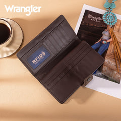 Wrangler Floral Tooled Bifold Wallet
