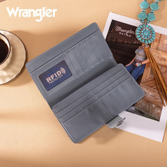 Wrangler Floral Tooled Bifold Wallet
