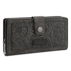 Wrangler Floral Tooled Bifold Wallet