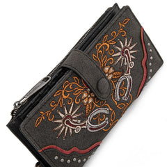 Montana West Embroidered Wallet