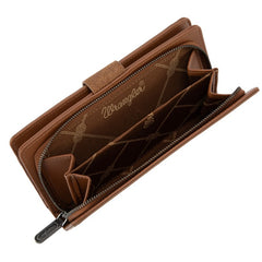 Wrangler Floral Tooled Bifold Wallet