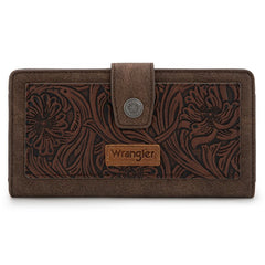 Wrangler Floral Tooled Bifold Wallet
