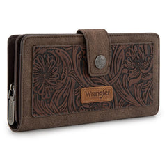Wrangler Floral Tooled Bifold Wallet