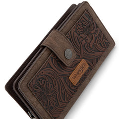 Wrangler Floral Tooled Bifold Wallet