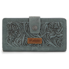 Wrangler Floral Tooled Bifold Wallet