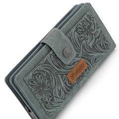 Wrangler Floral Tooled Bifold Wallet