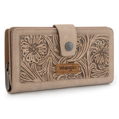 Wrangler Floral Tooled Bifold Wallet