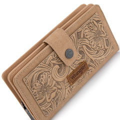 Wrangler Floral Tooled Bifold Wallet