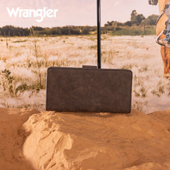 Wrangler Floral Tooled Bifold Wallet
