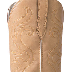Women's Vintage Embroidered Round Toe Western Boots