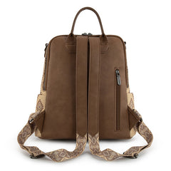 Wrangler Aztec Print Canvas Backpack