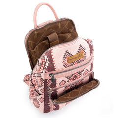 Wrangler Aztec Print Canvas Backpack