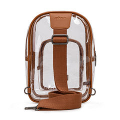 Wrangler Dual Zippered Clear Sling Bag