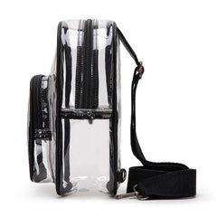 Wrangler Dual Zippered Clear Sling Bag