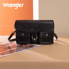 Wrangler Retro Saddle Buckle Crossbody Purse