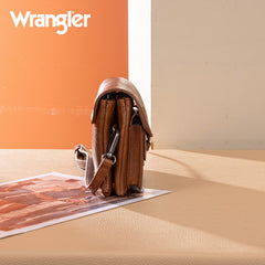 Wrangler Retro Saddle Buckle Crossbody Purse